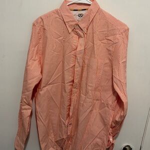 Club Room Red Casual Button Down Shirt